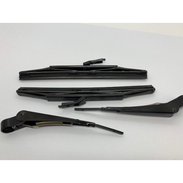 Black Wiper Arm and Blade Set (155 mm arm, 204 mm blade)