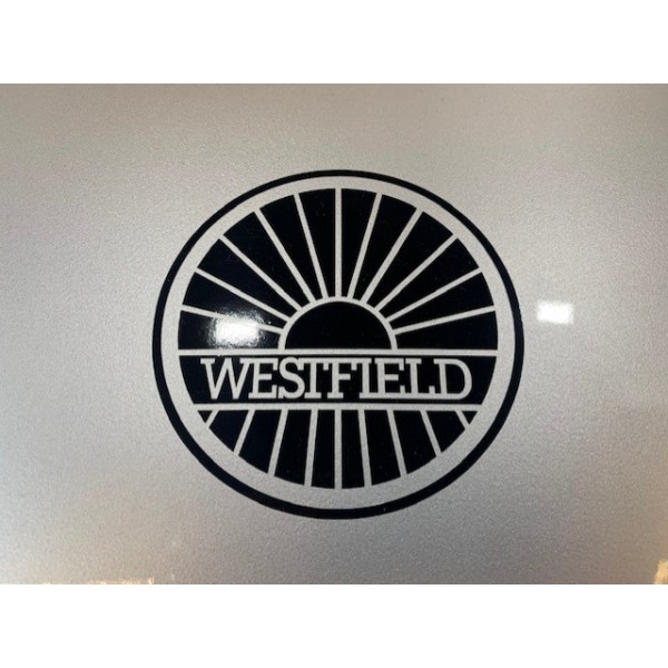 Westfield 100mm Sunburst logo transfer