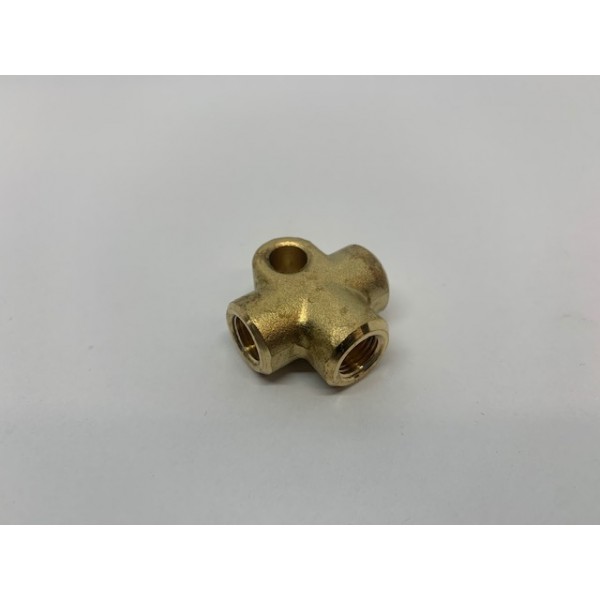 Chesil Brake Pipe Connector 3 Point Brass