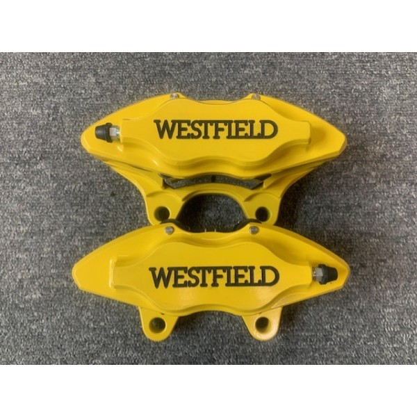 Westfield Front Brake Calipers HS Yellow - Pair