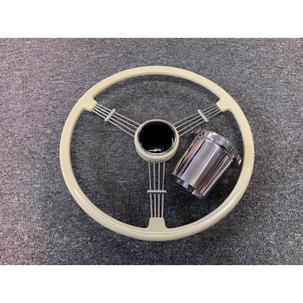 Chesil Ivory Flat Banjo Steering Wheel Kit